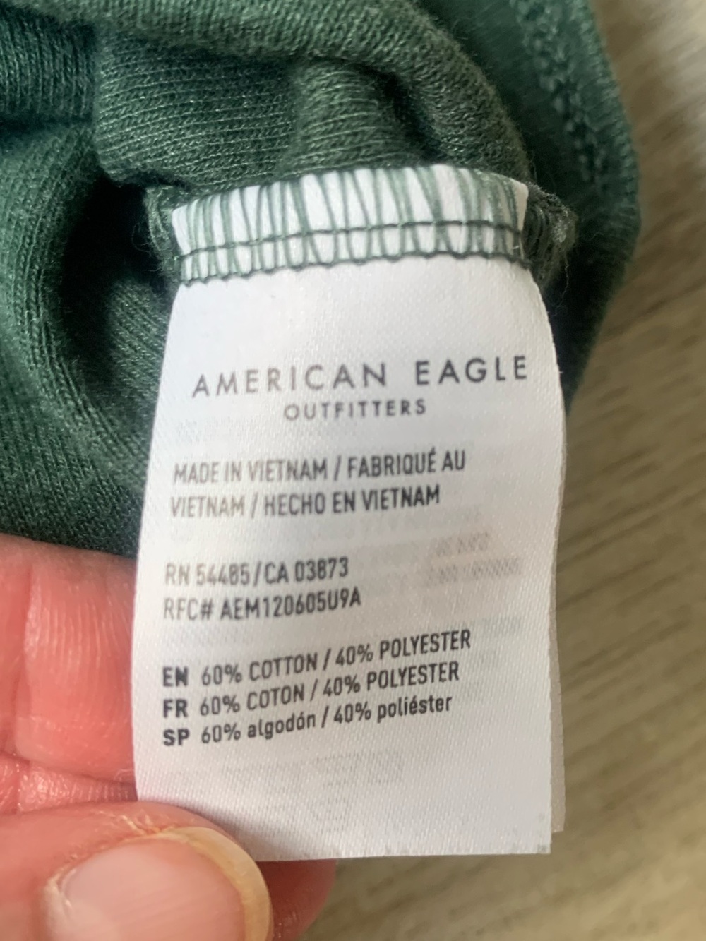 American Eagle Outfitters Button Front Tank with tie hem green size medium - Picture 7 of 8